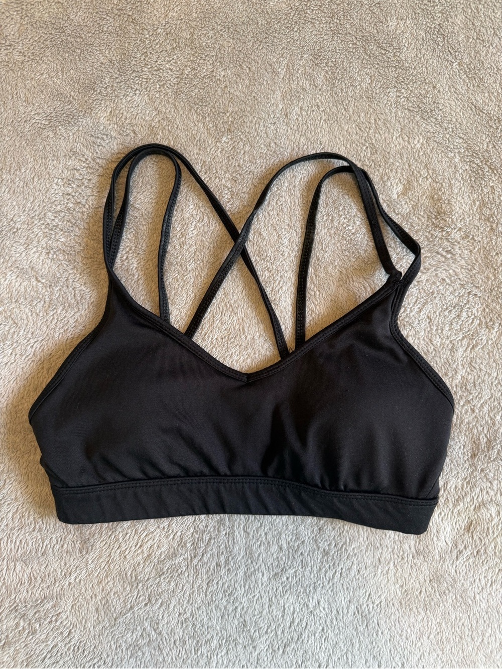 Old Navy Black Crossback Sports Bralette